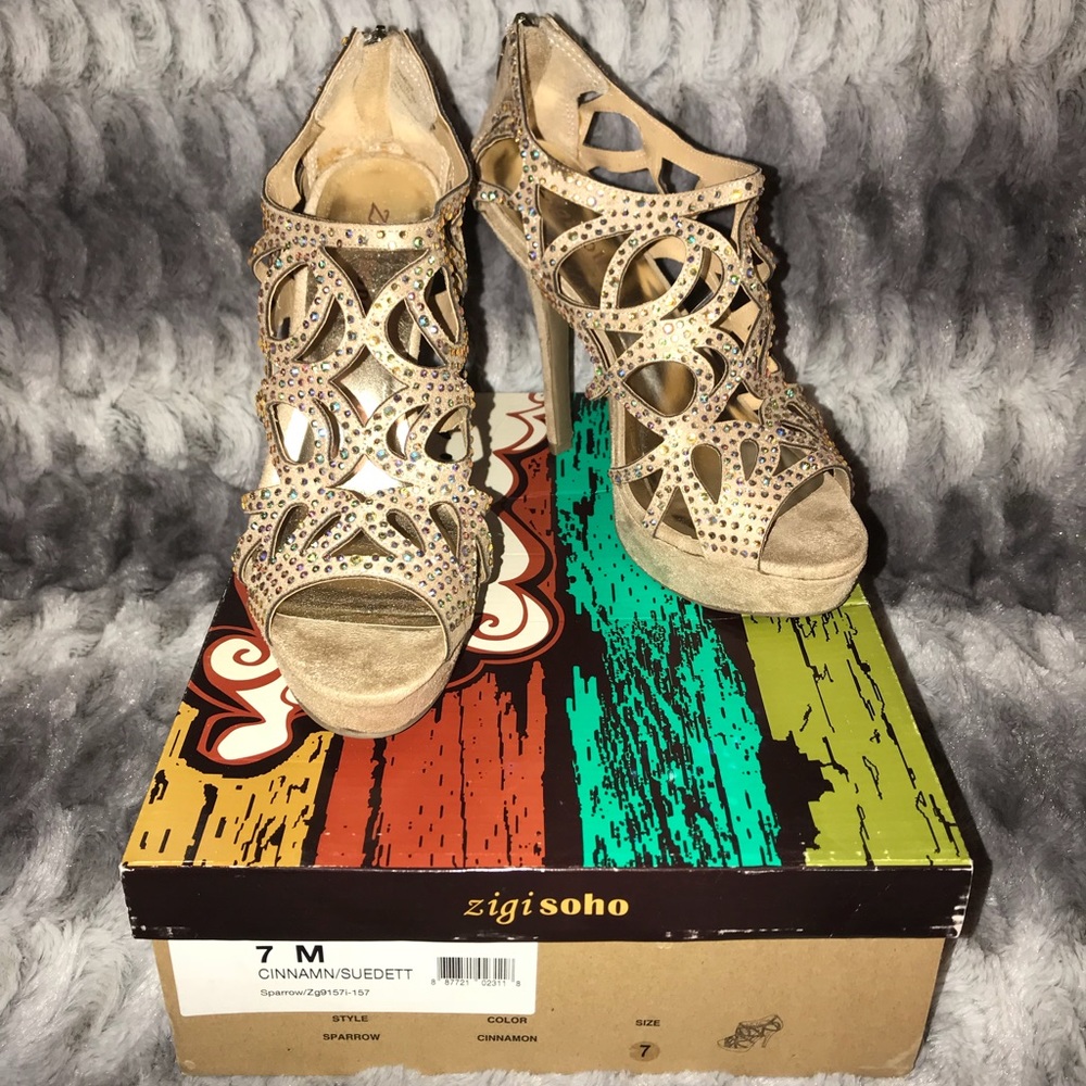 Zigi Soho Rhinestone Dressy Heels